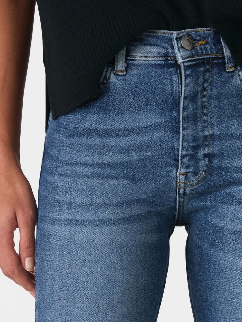 Whistles Medium Indigo High-Rise Skinny Sculpting Denim